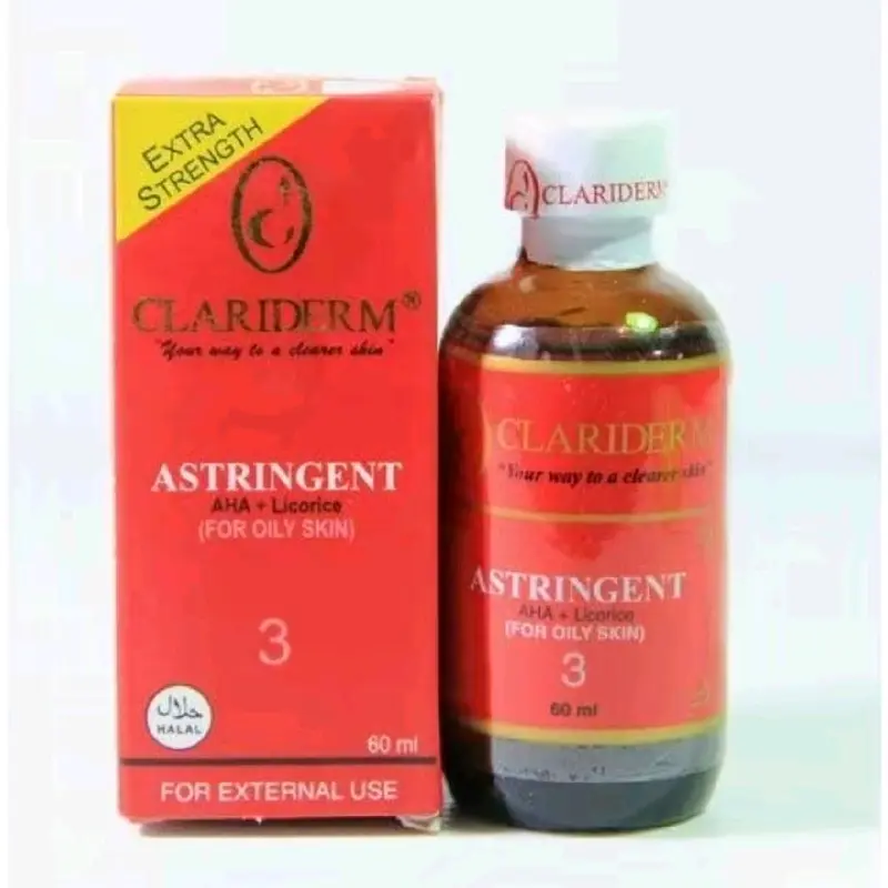 ORIGINAL Clariderm Astringent Ori no3 COD 1