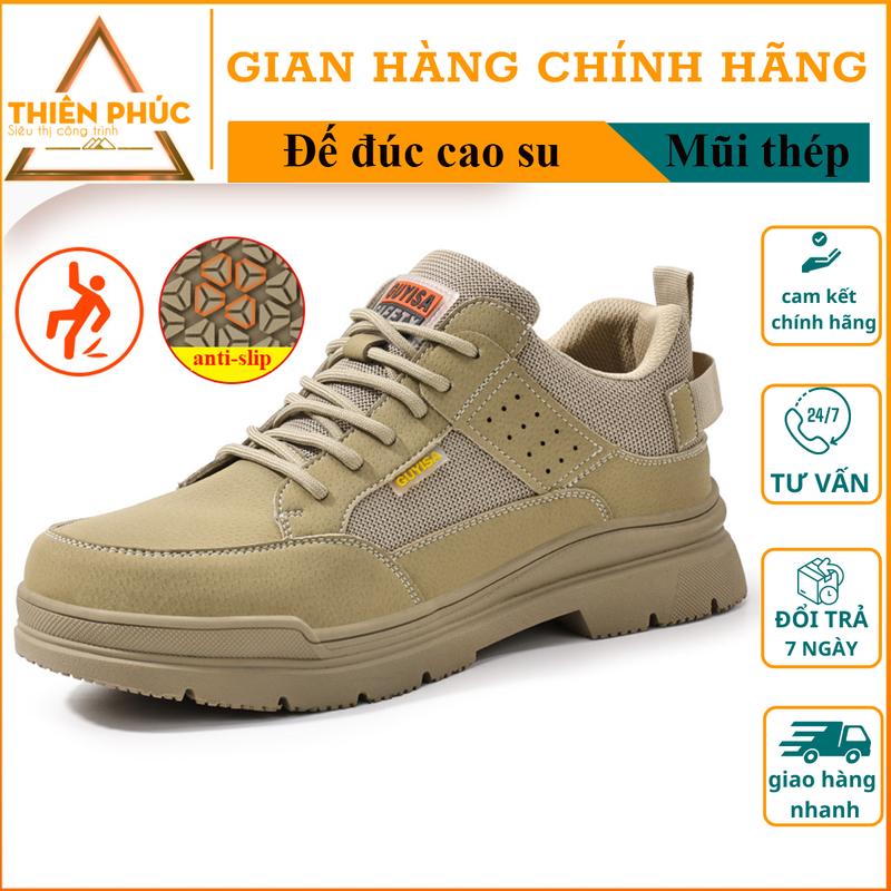 Giày Bảo Hộ Lao Động Nam Guyisa 3137 Cổ Thấp Mũi thép chống đập Kevlar Chống Đinh Đế Cao Su chống trơn trượt Mềm An Toàn Công Trường Chất Lượng Cao Guyisa Safety