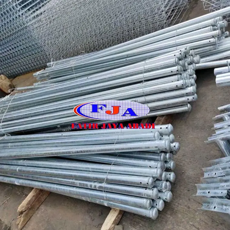 Tiang Pagar Brc Tinggi 200 cm Hot Dip Galvanis - Harga Murah 5