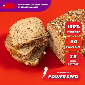 Roti Gandum Multigrain Biji - bijian Whole Wheat Bread Tinggi protein