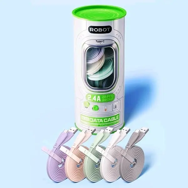 Robot Kabel RAL100S IPHONE , RAL100S TYPE-C , RAM100S MICRO USB Data Cable Per Pcs Original 1