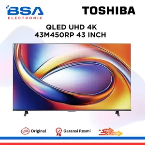TOSHIBA TV 43 Inch 43M450RP QLED 4K UHD SMART TV M450RP