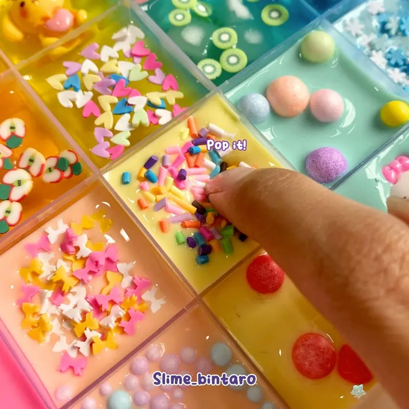 SANRIO PALETTE BY SLIME BINTARO || SLIME PALETTE 24PCS || SLIME WARNA WARNI ISI BANYAK || SLIME PALETTE WARNA WARNI || SLIME PALETTE DENGAN HIASAN WARNA WARNI || SLIME PALET ISI BANYAK WARNA WARNI || SLIME PALETTE TERMURAH || SLIME PALETTE BERKUALITAS DAN 4