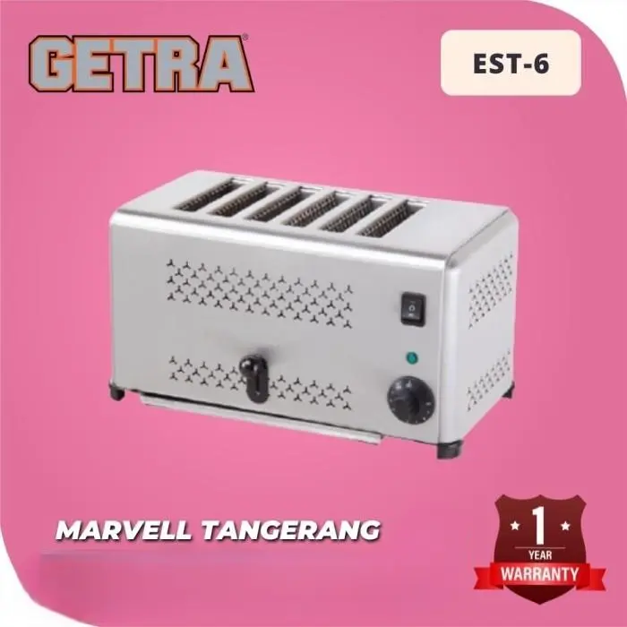 TOASTER ROTI GETRA EST 6 MESIN PEMANGGANG ROTI ORIGINAL