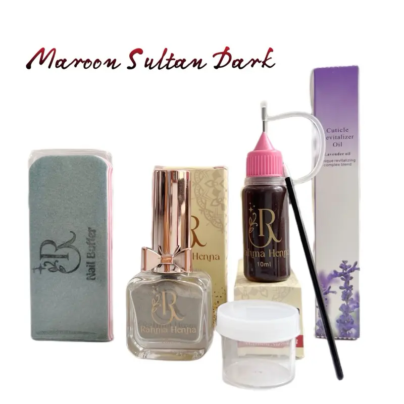 Rahma Henna Glow Series / Maroon Sultan / red glow / glow series / innai / innai mahal 0