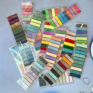 3600 Hojas de Notas Adhesivas Transparentes para Mascotas, Pestañas de Índice en Colores Fluorescentes y Retro, Etiquetas de Clasificación, 18 Páginas de Colores Variados