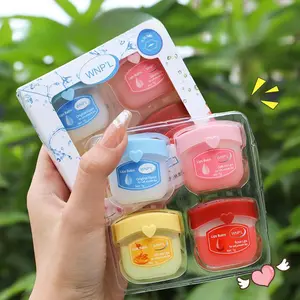 【Promo】4/6/8 PCS Lip Balm Suit Pelembab Bibir Balm Perbaikan Bibir Pria dan Wanita Memudarkan Garis Bibir Lip Gloss Lip Gloss Riasan Pemula Cocok untuk Pemula