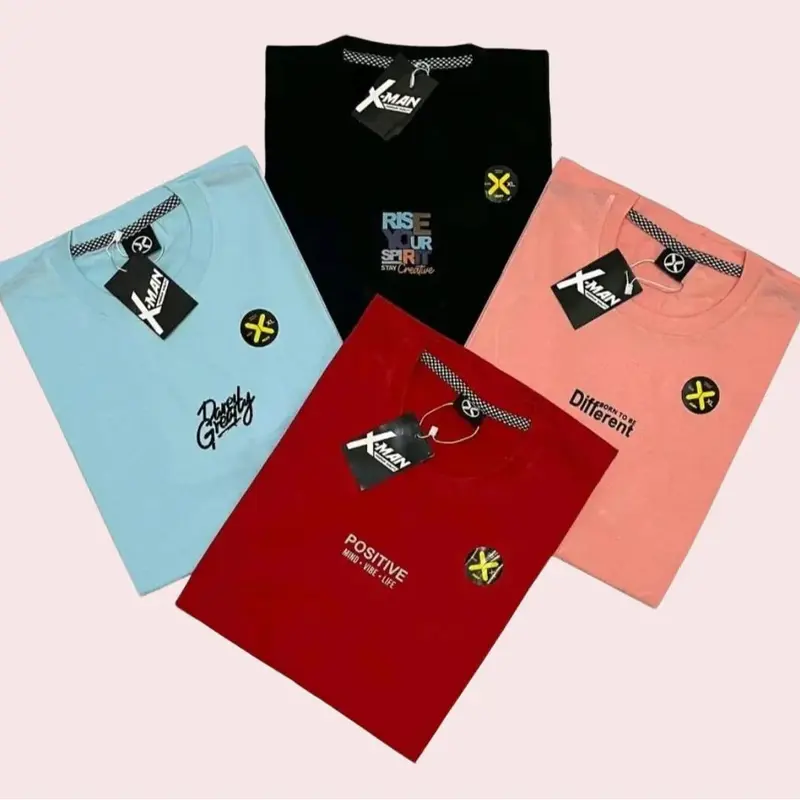 Paket 2 Pcs Kaos Distro Motif Simple Bahan Semi Katun 24s Terbaru Dewasa Baju Harian Premium Nyaman Unisex 6