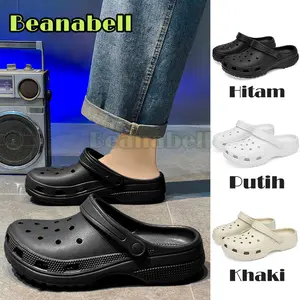 Beanabell Sandal Kodok Wanita Wedges CLASSIC MECA CRUSH CLOG Tinggi Sandals Fip Flops Shoes Sandal Musim Panas Sandal Datar