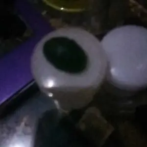 Batu Meteor Hijau Zambrud Tapak Jalak Timbul