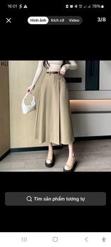 Product Review of Chân váy xòe dáng dài phong cách Hàn Quốc basic vải tuyết mưa M188 from A** N**n 0