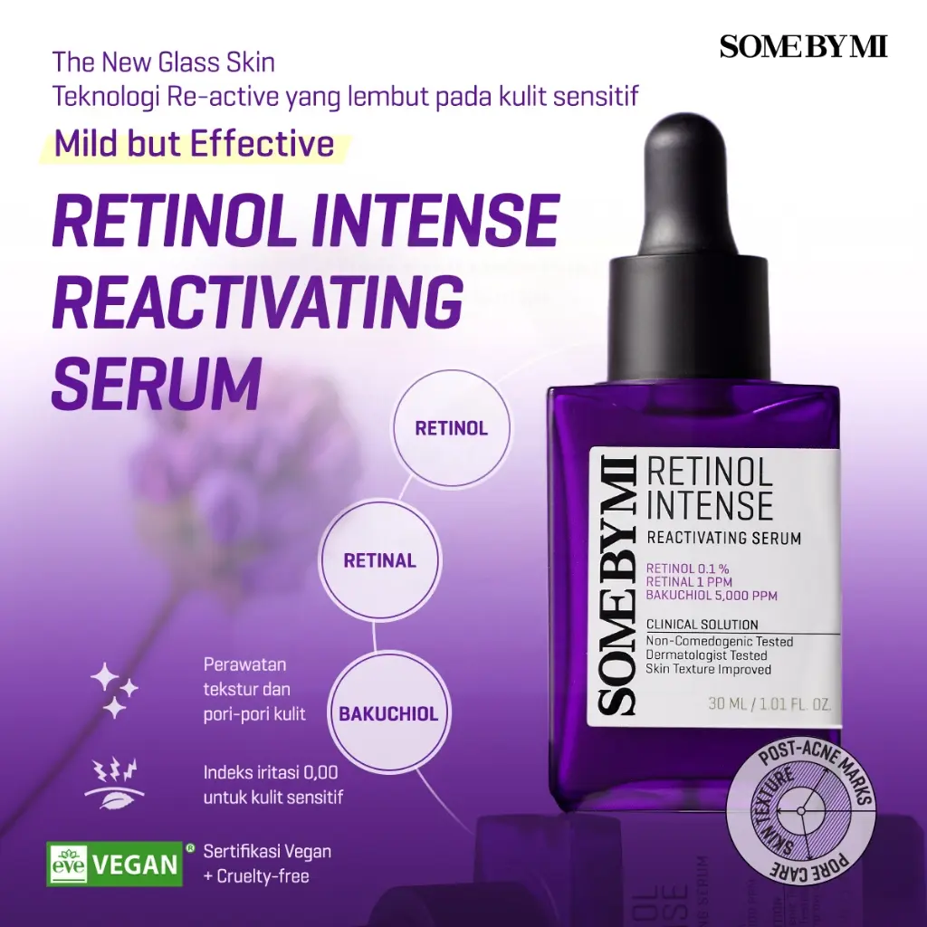 SOME BY MI Retinol Intense Reactivating Serum Essence 30ml Rejuvenating Vitamin