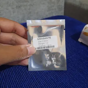Moissanite Diamond Tabur Batu Perhiasan Berlian Jewelry Sparkling