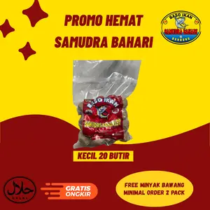 baso ikan samudra bahari kecil isi 20 butir