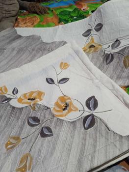Product Review of SET SARUNG BANTAL SOFA COKLAT uk.40x40/ uk.45×45 ,isi 5 sarung bantal + 1 taplak meja from A**6 0