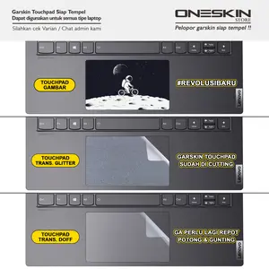 Premium Garskin TouchPad Laptop TrackPad Protector Gambar Transparan