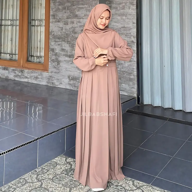 GAMIS NIKITA WOLFIS RAYON CRINKLE JILBABSHAFI 4