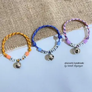 Kalung Kucing Custom Nama Hewan Peliharaan Kitten Free Lonceng Aksesoris Leher