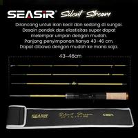 Gambar SEASIR Silent Stream Ejection BFS 4 Sections Fihsing Rods Carbon Fiber Travel Rod Z-Type Guide Rings 1.53/1.65M Lure Weight 1-7g Sound Knob Fishing Rods joran joran pancing custom   Portable joran casting pancing  ful - S504 #Spinning 1.53M dari SeaHunter Indonesia Kab. Tangerang 5 Tokopedia