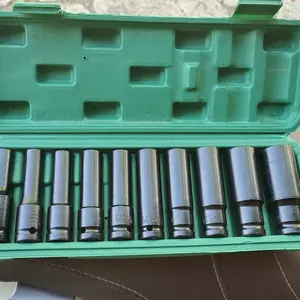 Socket Panjang 1/2‘’ 8-24mm Impact Kunci Socket/Kunci shock Impact socket set/Impact sock impact wrench Mata