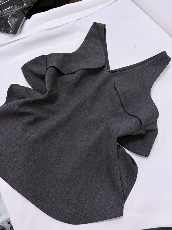 ME Design - SET Sehun tiểu thư ma38 áo gile bèo+chân váy bút chì, chất vải tuysi giãn, size SML