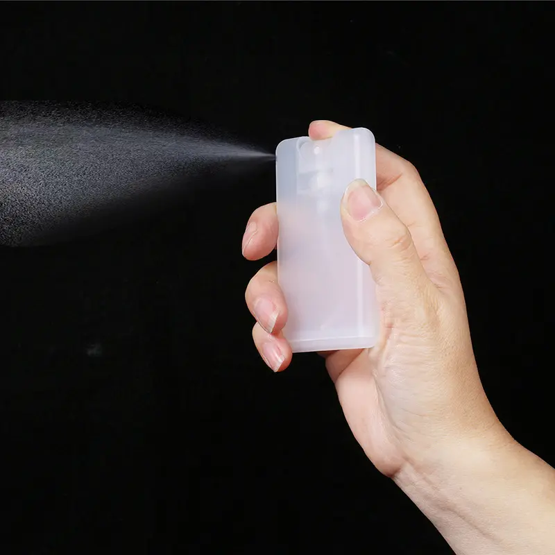 Card Spray Bottle For Perfumes Alcohol 20ml with Free Funnel Pocket Card Perfume 1pc Pack Plastic Organiser Canister Tin
