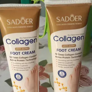 krim kaki pecah dan kering collagen Foot cream Pelembab kaki kering dan pecah Penghalus kaki kasar dan pecah Ultra Pelembab  Tumit Kaki Dan Tangan Kering Cream Tumit Dan Kering Salep Penghilang  Hand Kusam Mencerahkan