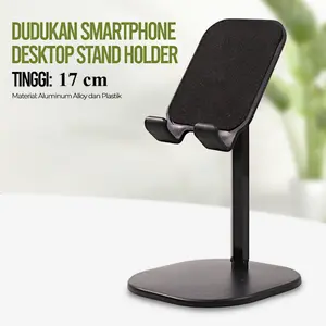 [ORIGINAL] AIEACH Stand HP Meja Telescopic K2 Bisa Diatur Ketinggian Kokoh Foldable Phone