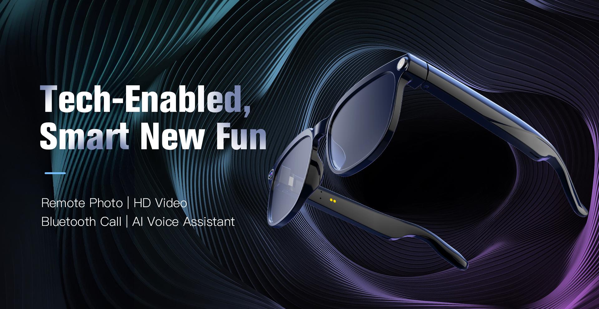 PEJE Smart Glasses 800W Camera AI Translate | OutdoorSmart Sport | Remote Photo & HD Video | Bluetooth 5.4 Music | Hands-Free Calling | IP65 Waterproof Kacamata Pintar Outdoor