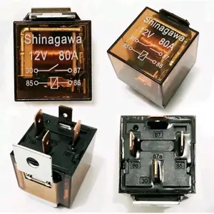 Relay Klakson Relay Lampu Led Shinagawa Transparan 12V 80a 4 Kaki