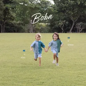 Keola Setelan Boba Cielo Set / Setelan Anak Kasual Premium Baju Celana Fashion Motif Kemeja