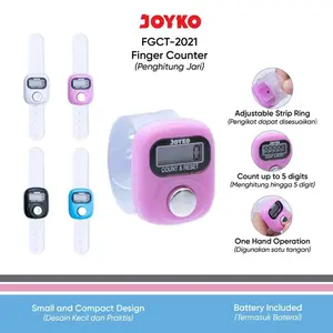 JOYKO FGCT2021 FINGER COUNTER ALAT PENGHITUNG BARANG TASBIH DIGITAL MODEL. JARI