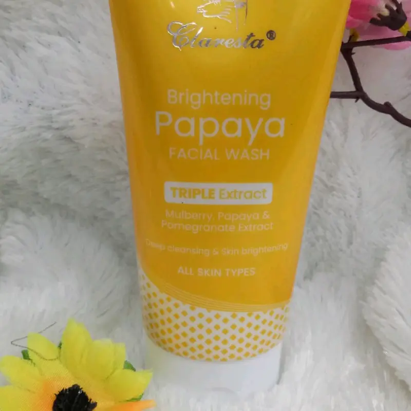 sabun cuci muka papaya facial wash Mencerahkan Wajah Membersihkan Komedo 1