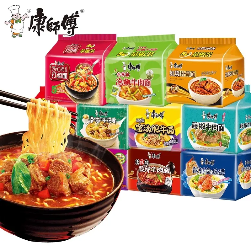 Master Kong instant noodles bagged 30 bags/box