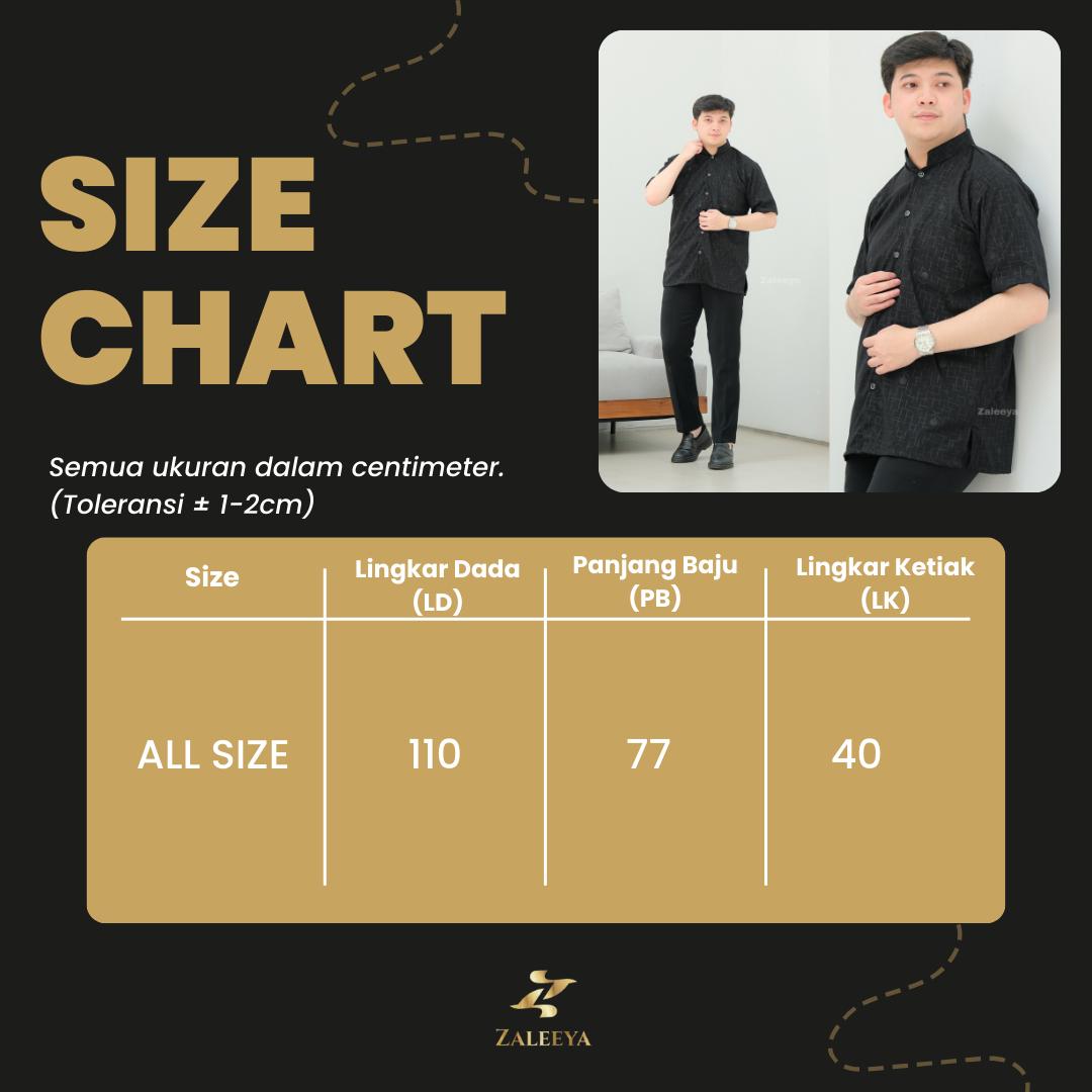 Zaleeya – Haidar Baju Koko Pria Basic Motif Embos Forzaleta Kemeja Lengan Pendek Premium Zaleeya – Haidar Baju Koko Pria Basic Motif Embos Forzaleta Kemeja Lengan Pendek Premium
