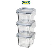 Gambar IKEA 365+ Tempat Makanan 180mL Dengan Tutup Kaca Set Isi 3pcs dari IKEA Indonesia Kota Administrasi Jakarta Timur 2 Tokopedia