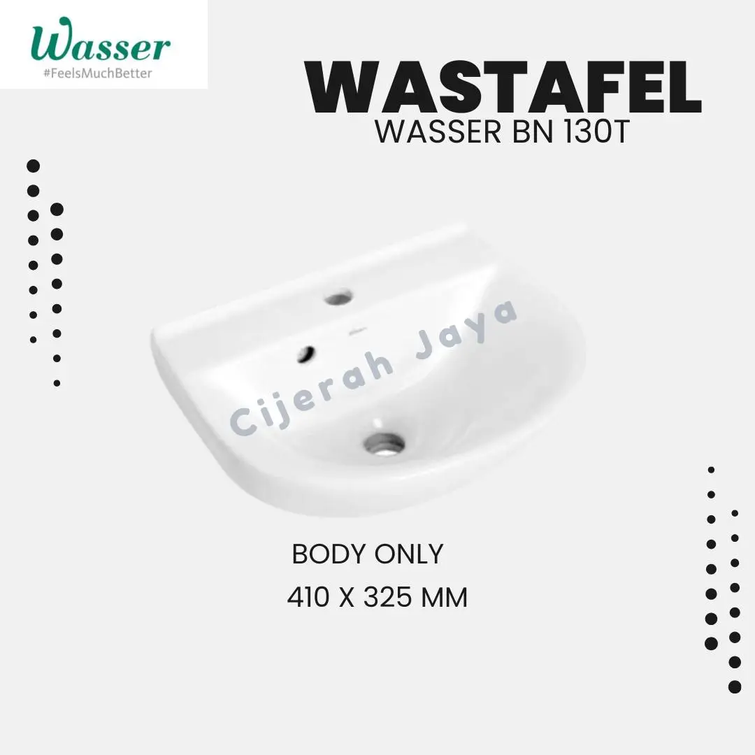 WASTAFEL WASSER BN 130T LAVATORY BODY ONLY WASHTAFEL CUCI TANGAN