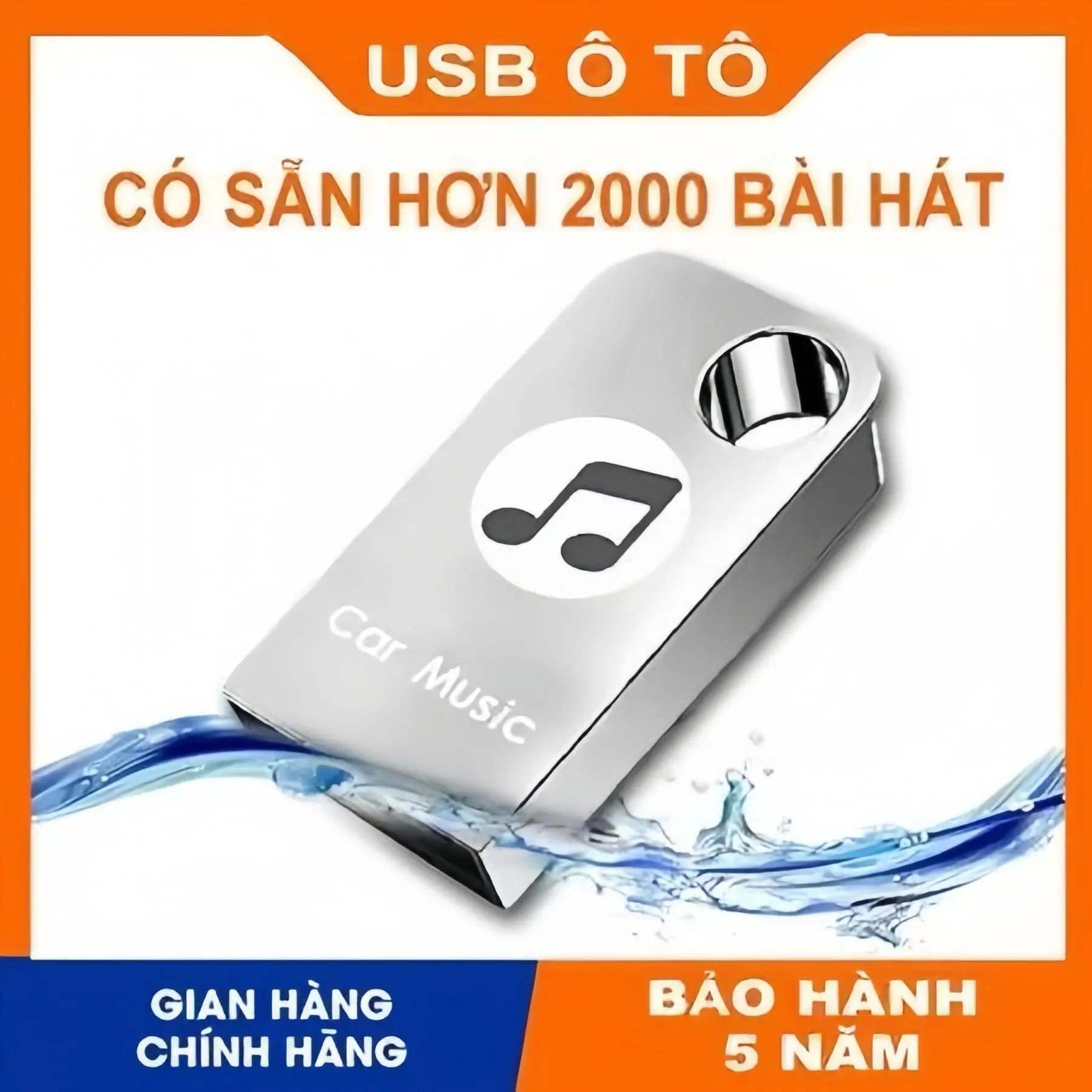 Máy nghe nhạc Âm Nhạc USB, cho ô tô của bạn, dung lượng lưu trữ 32 GB, Tích hợp Âm Nhạc, nhiều bài hát hơn để lựa chọn Earphone