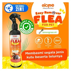 PEMBASMI ANTI KUTU OBAT SPRAY KUTU KUCING KELINCI ANJING HAMPUH / EASY REMOVER FLEA OBAT KUTU
