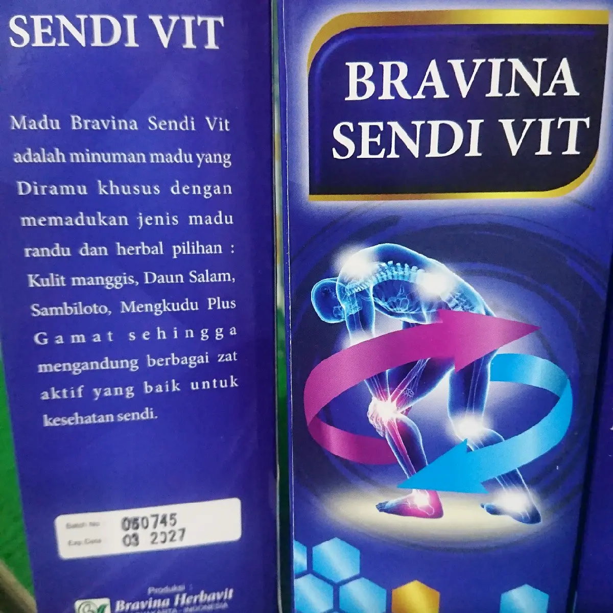 Madu Bravina Sendivit Spesial Madu Klanceng Kesehatan Sendi Tulang