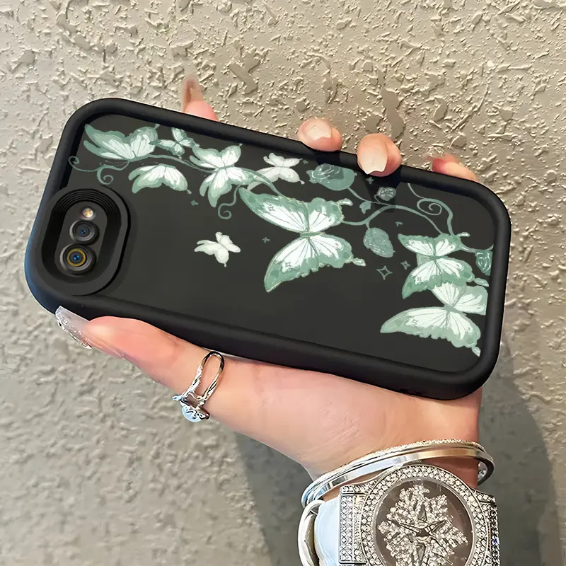 Casing Hp Untuk Realme C2 Realme C2s OPPO A1K Case Pola Kupu-kupu Lucu Kasing Silikon lembut Casing ponsel Anti guncangan Cesing pelindung lensa Kesing Softcase