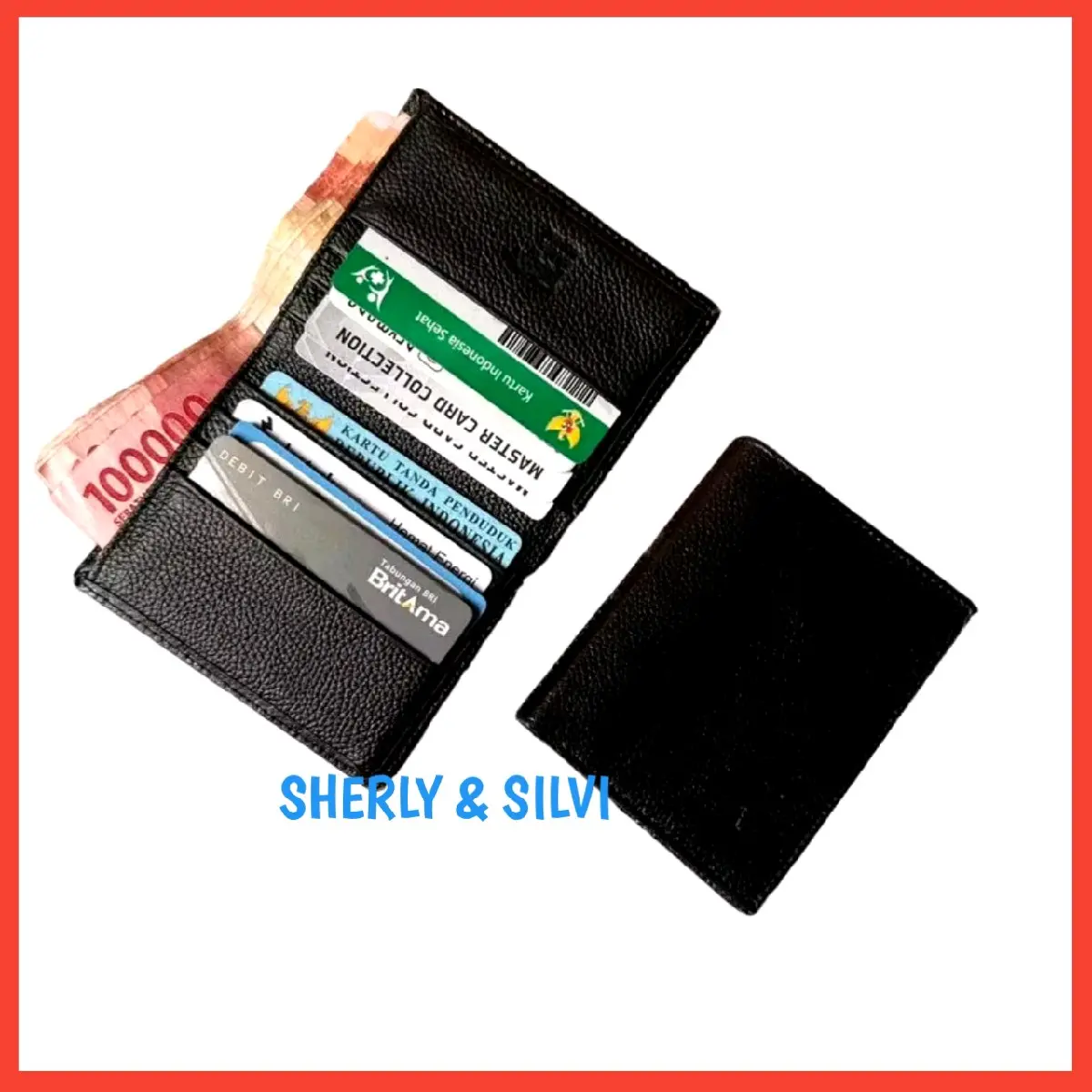 Dompet Kartu ATM Dompet Kulit Pria dan Wanita Cowok