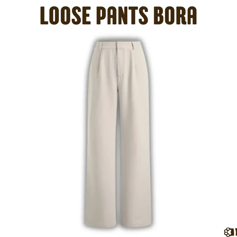 Bora Outfit Vintage Cantik [Kemeja putih Crop Katun , Celana ivory, dan Belt coklat] One set OOTD Yearbook - PS46 8