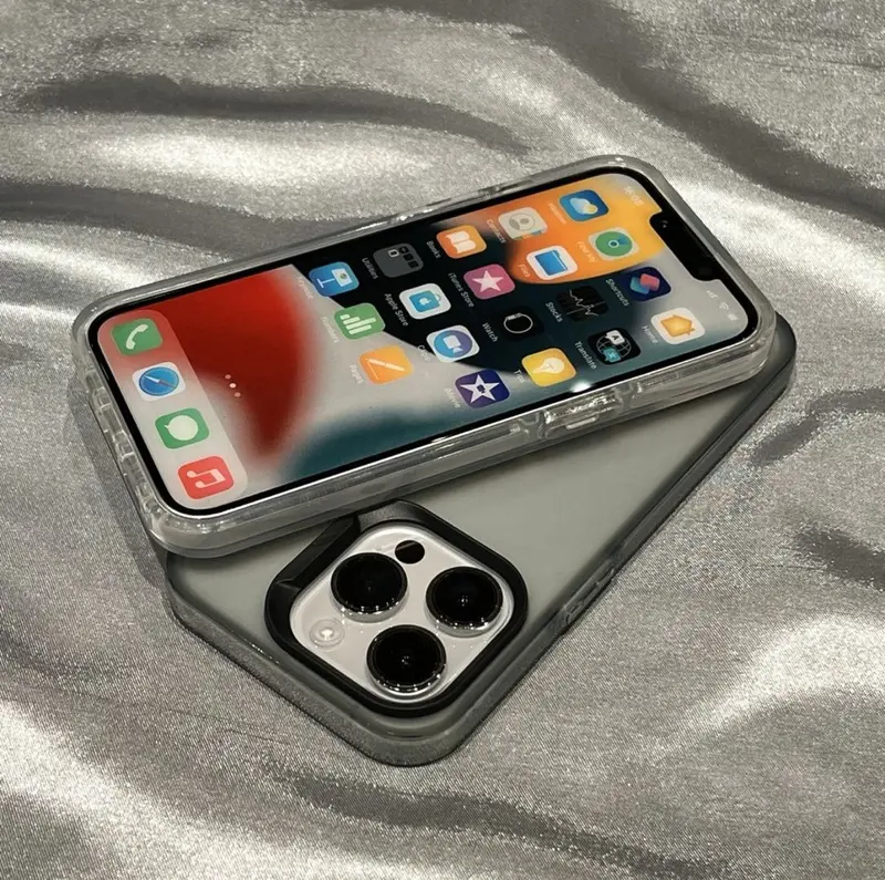 Ốp Điện Thoại Trong Suốt Nhám Thích Hợp Cho iPhone 11 12 / 13 14 Pro Max 15 / 15Pro / 15Pro Max, Có Thể Được Sử Dụng Cho Mosha-dakong 1