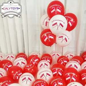 BALON Latex MERAH PUTIH - BALON AGUSTUSAN KEMERDEKAAN