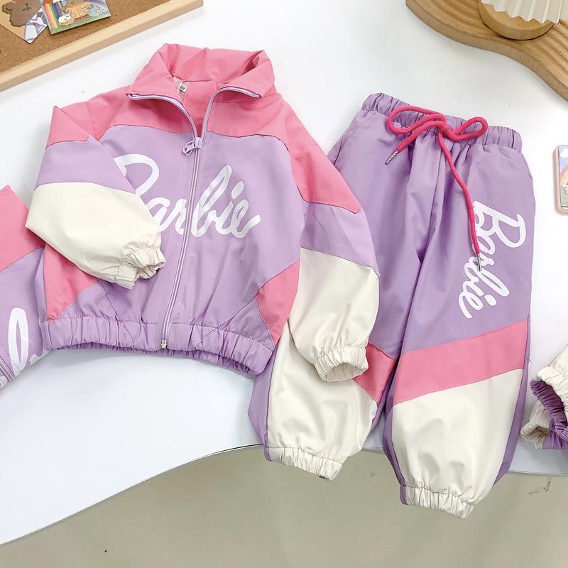 Hey Susie S6917 - Bộ Đồ Áo Barbie Tím Hồng Cho Bé Gái Size 9-22kg(VP)