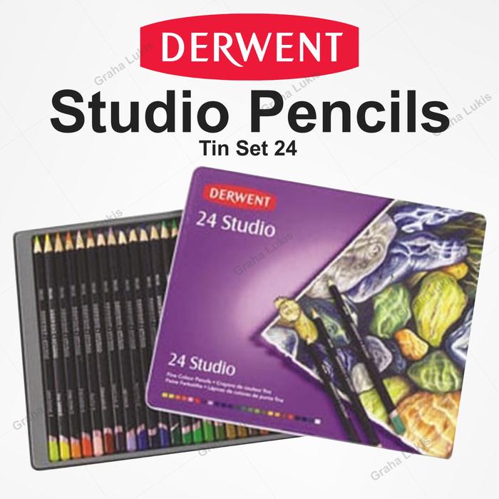 Gambar Derwent Studio Pencils Colour Set 24 dari Graha Lukis Kota Bandung Tokopedia