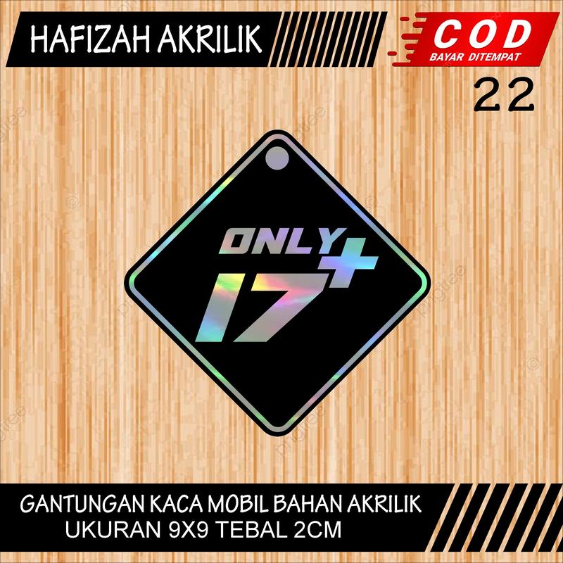 (COD)GANTUNGAN KACA MOBIL (AKRILIK) GANTUNGAN KACA TRUK VARIASI GANTUNGAN KACA MOBIL HOLOGRAM VARIASI BEBAS CUSTOM KODE 47 8
