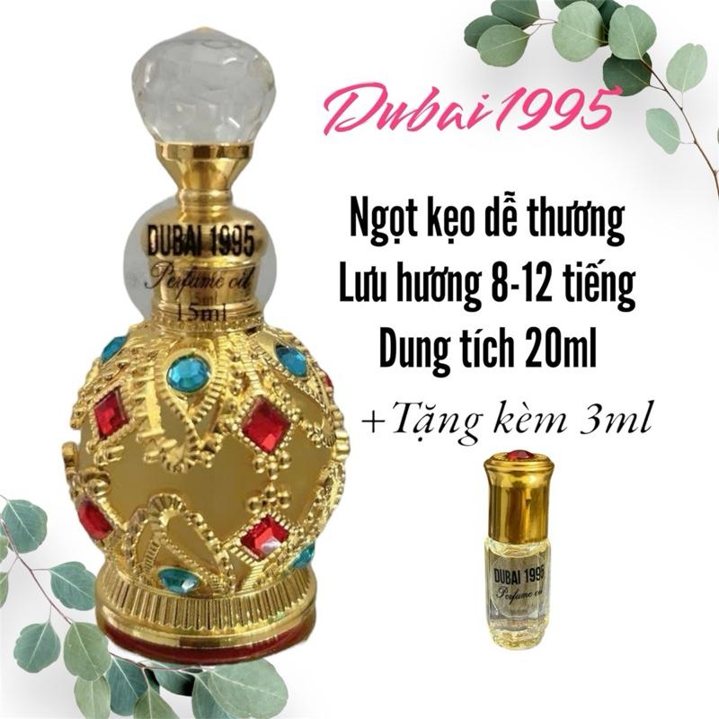 Kèm 3ml Tinh dầu nước hoa cao cấp hương Ngọt Kẹo 20ml lương 8-12 tiếng dành cho nữ