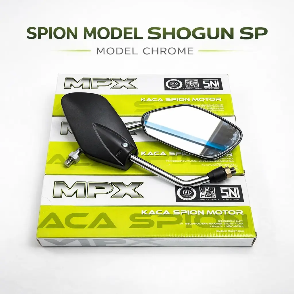Spion model shogun sp untuk motor tersedia untuk segala jenis motor Honda Yamaha Suzuki